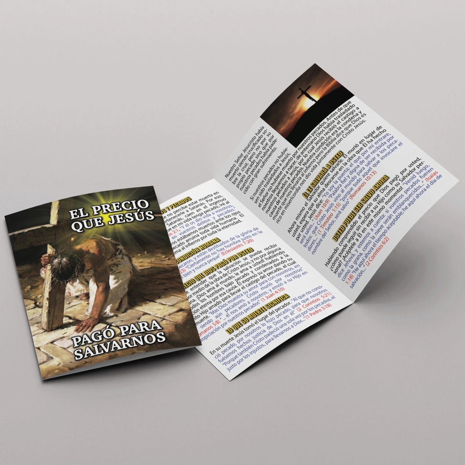 TRATADOS CRISTIANOS: Folletos Impresos - Semillas de Esperanza. Evangelizadores - Mensajes concisos de la fe cristiana para tu día a día. - Imagen 4